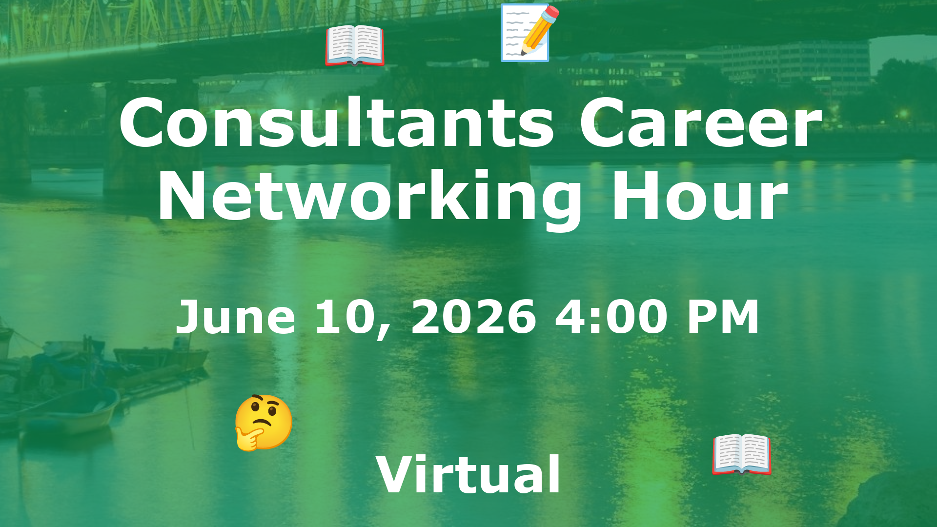 Consultants Career Networking Hour event image